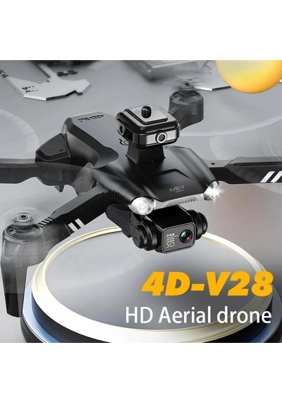 Özel Seri Meraklısı Kumandalı Teknoloji 4drc V28 Engelden Kaçınma Özellikli 8k Uzun Menzilli Drone