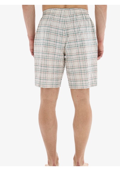 Erkek Pijama Altı Şort 40891 - Ekose Desenli Ekose Desenli