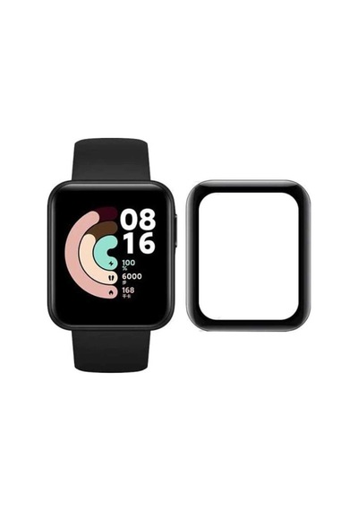 Xiaomi Redmi Watch (Mi Watch Lite) Ppma Esnek Pet Ekran Koruyucu-Siyah