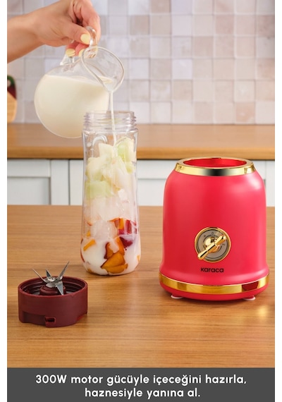 Karaca Retro Personal Kişisel Smoothie Blender