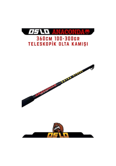 Oslo Anaconda 360cm 100-300gr Teleskopik Olta Kamışı