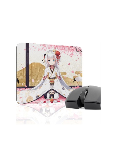 Azur Lane Kaymaz Dikişli Kauçuk Oyuncu Mousepad V5 - 22x18 Gaming Mouse Pad Fare Altlığı