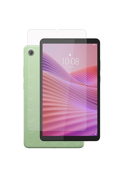 Lenovo Tab One 8.7 İnç Uyumlu 9h Şeffaf Darbe Emici Kırılmaz Tablet Nano Ekran Koruyucu Şeffaf