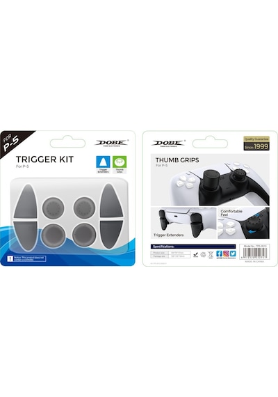 Dobe Ps5 Dualsense Trigger Set Analog Koruyucu Ve Tuş Tetikleyici