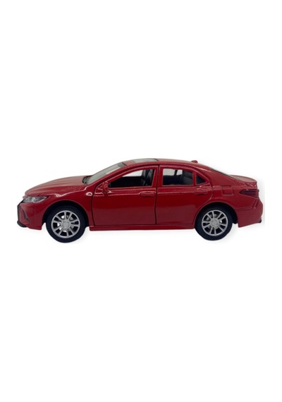 Çek Bırak Kapıları Açılar Sesli Işıklı Metal Araba - 12 Cm - Kırmızı