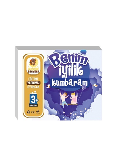 Benim Ahşap İyilik Kumbaram Eğitici Dekoratif Demonte Çocuk Kumbarası