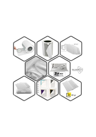 Lexroo 10 Adet Nano Gümüş İyonlu Elektrostatik Toz Tutucu Ön Filtre Xiaomi Smart Purifier 4 Compact Standart