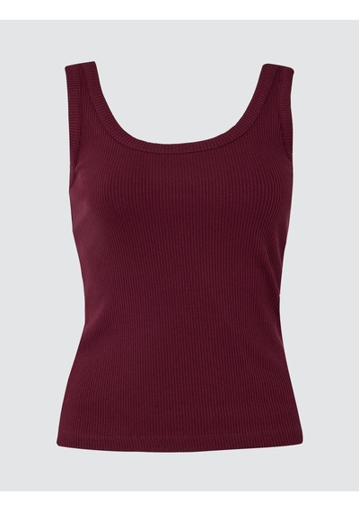 Jimmy Key Bordo Dar Kesim Askılı U Yaka Örme Atlet 6sw015200562