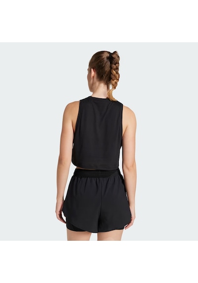 Adidas Train Essentials Boxy Workout Kadın Atlet Jf1025 Siyah