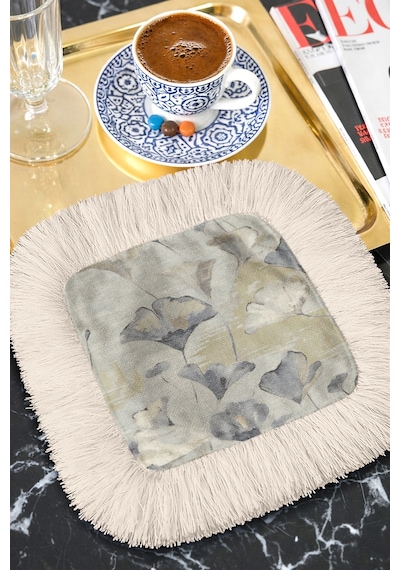 Lüks Vintage Çiçek Saçaklı Sunum Peçetesi - Zarif Bohem Ginkgo Yaprak Gri Bardak Altlığı Mendil Soft Ayışığı Taş Lüks Vintage Çiçek Saçaklı Sunum Peçetesi - Zarif Bohem Ginkgo Yaprak Gri Bardak Altlığı Mendil Soft Ayışığı Taş