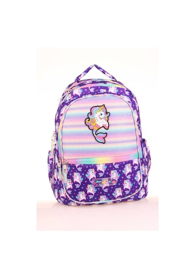 Kaukko Kids Sırt Çantası Rubber Unicorn L5152 Mor