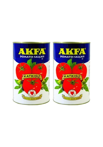 Akfa Domates Salçası Teneke 2 x 4300 G