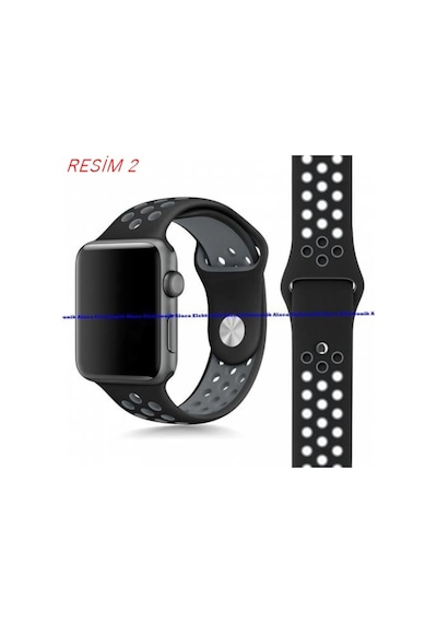 Apple Uyumlu Watch 2 42 MM Silikon Sport Kordon Kayıs