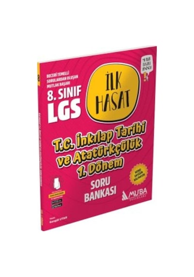 Lgs T.c. İnkılap Tarihi Ve Atatürkçülük İlk Hasat Soru Bankası 1.dönem Muba Yayınları