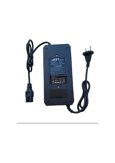 Krt Hk-1103 60 Volt 20 Ah Tam Otomatik Devre Kesicili Elektrikli Bisiklet Engelli Sandalye Scooter Şarj Göstergeli Adaptör Şarj Aleti 2.8a