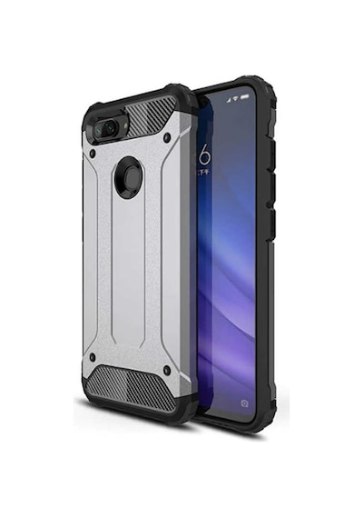 Kilifone - Xiaomi Mi 5x / Mi A1 Uyumlu - Kılıf Çift Katman Koruyucu Crash Military Tank Kılıf - Gri Gri