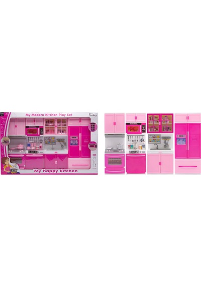 İlk Mutfak Setim 4'lü Set Pembe