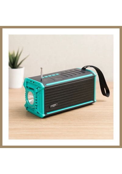 Bezos Güneş Enerjili Bluetooth Fm Radyo Usb/tf Mp3 Çalar Fenerli 22