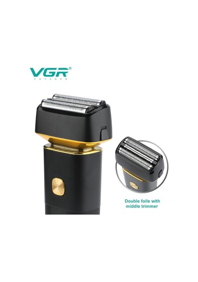 Tıraş Makinesi V-071 & V-355 - 7000 Rpm T-bıçak Trimmer Ipx6 Folyo - 2'li Berber Seti
