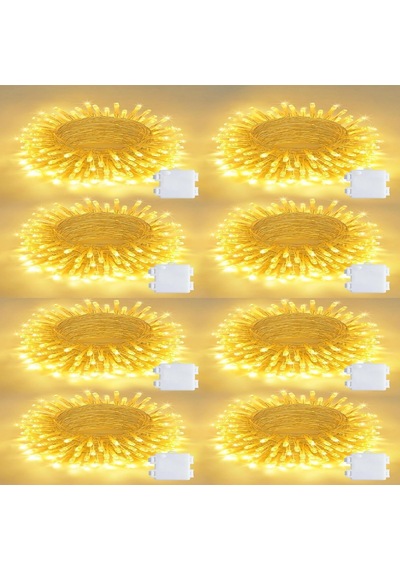 10 Metre 80 Ledli Led Işık Günışığı Dekor Lambası Yılbaşı Ağacı Organizasyon Özel Gün Doğum Günü Parti 8 Diğer