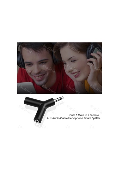 2 Çıkışlı Stereo Kulaklık Çoklayıcı 4495P Splitter Swıtch Dönüştü