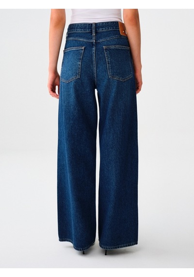 Slouchy Regular Fit Kadın Pantolon Denim