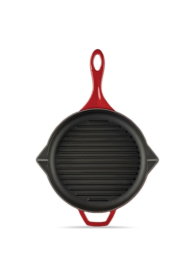 Hosse Yuvarlak Döküm Grill Izgara Tava 24cm Kırmızı Hs Y Gtv 24 Kırmızı
