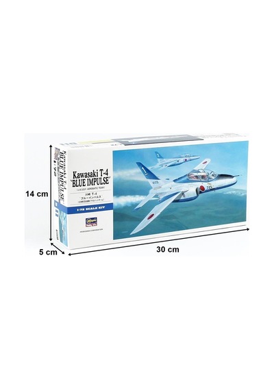 Hasegawa D11 1441 1/72 Ölçek, Kawasakit-4 Blue Impulse , Savaş Uçağı Plastik Model Kiti-51469