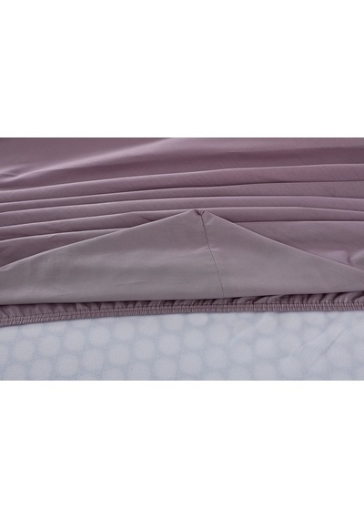 Doqu Home Colourful Fitted Çarşaf Tek Kişilik - Lila