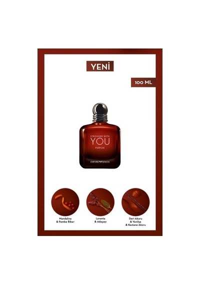 100 Ml Erkek Parfümü Baharatlı Ve Duyusal Koku Diğer