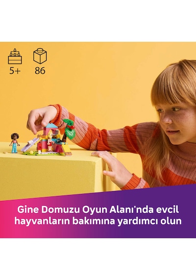 LEGO® Friends Ginepig Oyun Parkı 42640 - 5 Yaş ve Üzeri Çocuklar için Yaratıcı Oyuncak Yapım Seti (86 Parça)