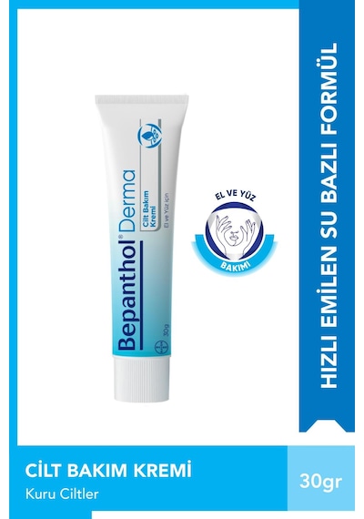 Bepanthol Tüm Cilt Tiplerine Uygun Cilt Bakım Kremi 30 G