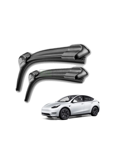 Tesla Model Y Ön Cam Silecek Süpürgesi Takımı 2021 - 2024 Tesla Ön Silecek Sağ Sol Takım