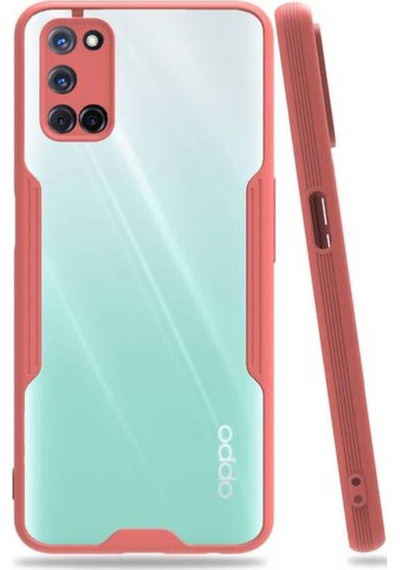 Oppo A72 Tam Korumali Renkli Kenarli Parfe Kilif 521955708