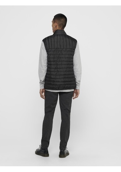 Only & Sons Erkek Premium Paul Quilted Şişme Yelek 22015123-blk 001
