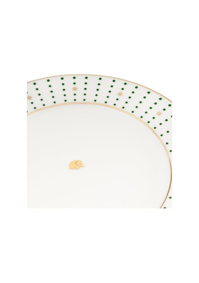 Jumbo Navy Yeşil 6'lı Pasta Tabağı Yeşil