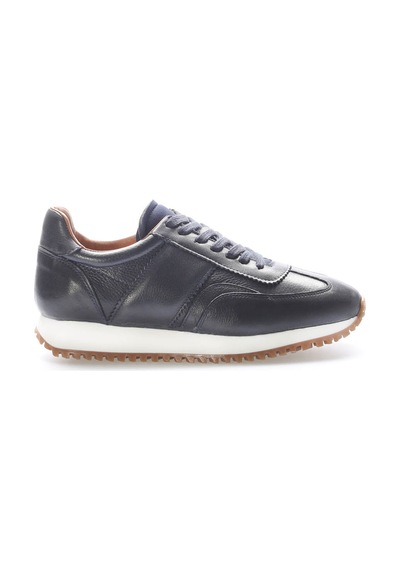 Fast Step Hakiki Deri Erkek Casual Ayakkabı 819ma261 Lacivert