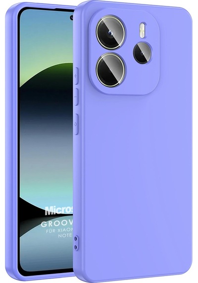 Microsonic Xiaomi Redmi Note 14 5g Kılıf Groovy Soft Lila -