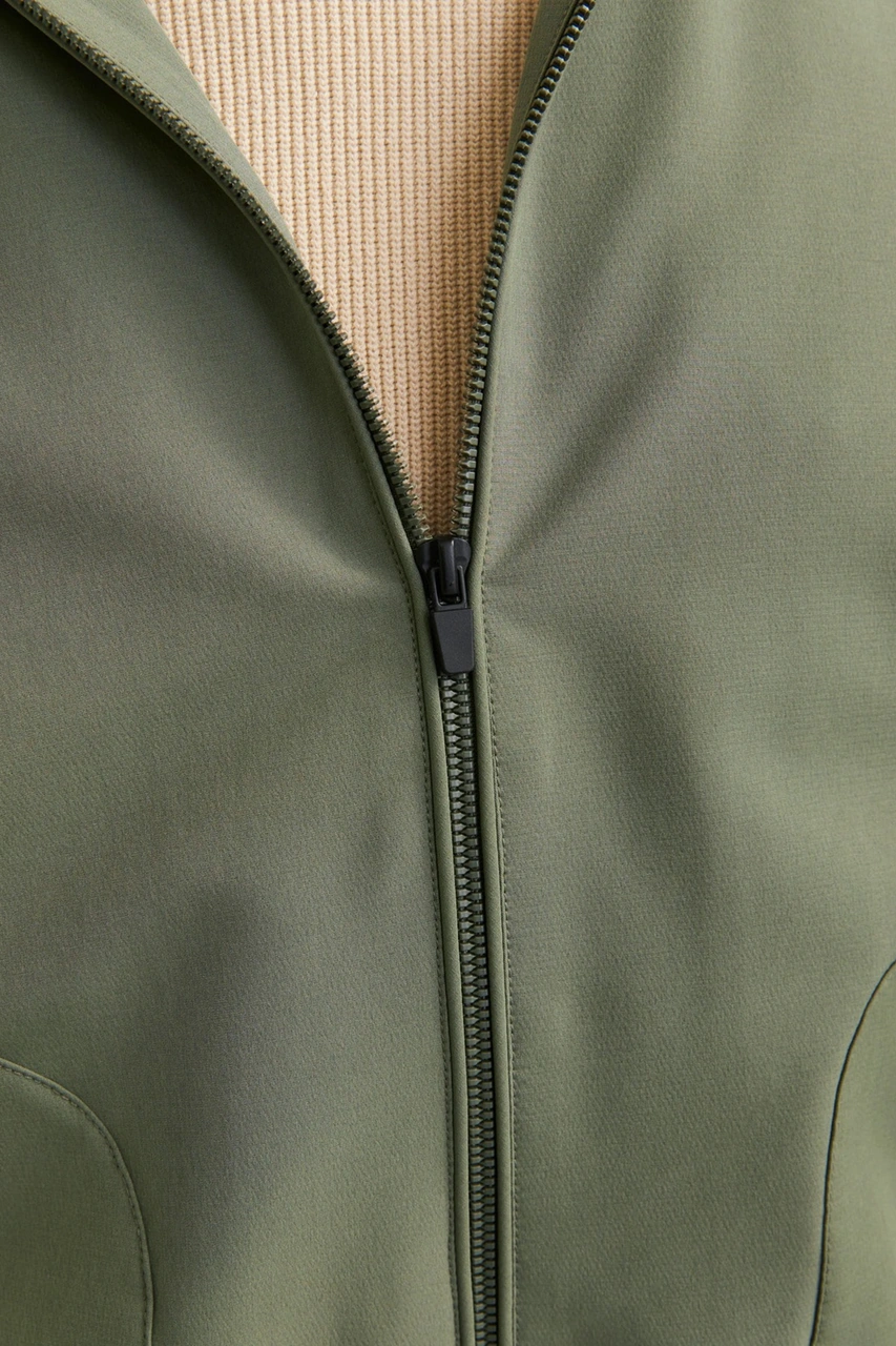 Jack & Jones Erkek Mont 12270682 Yeşil Yeşil