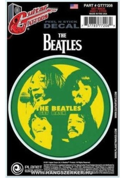 Daddario Gt77208 Gtr Tattoo-Beatles Get Back Sticker