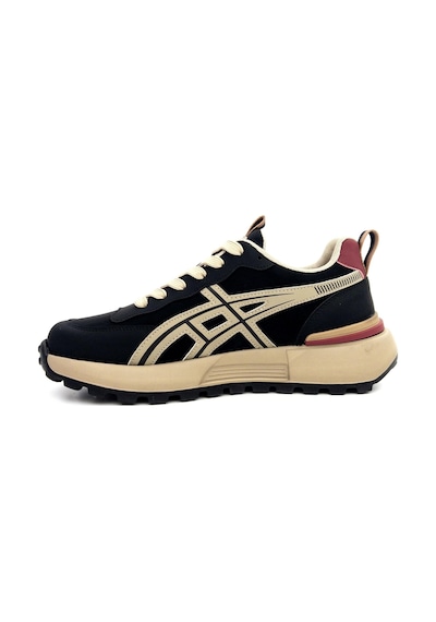 Guja 25k501-2 Erkek Bağcıklı Kalın Taban Sneaker Ayakkabı Siyah