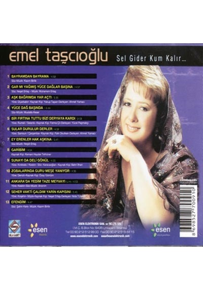 Emel Taşcıoğlu - Sel Gider Kum Kalır (Cd)