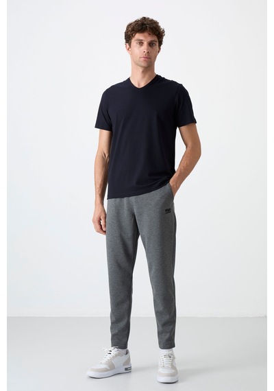 Tommy Life Barnes Antrasit Melanj Erkek Eşofman Alt - 84951 Antrasit - Melanj