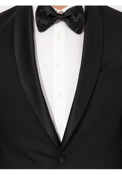 Cacharel Siyah Ex. Slim Fit Smokin Damatlık