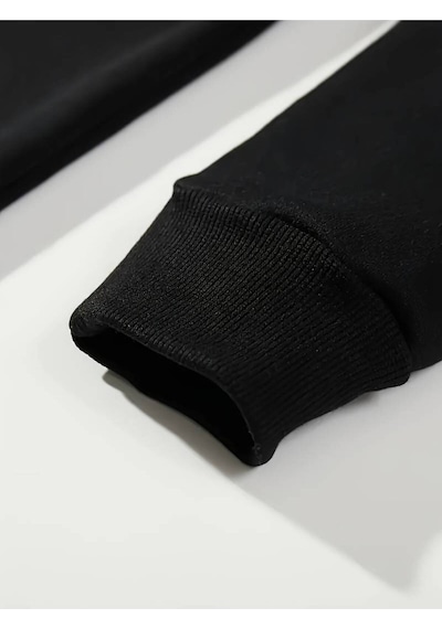 Hırsch Siyah Kapüşonlu Represent Baskılı Oversize Sweatshirt SIYAH