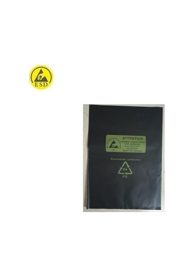 Antistatik Esd 250x350mm İletken Poşet Iz-c2535 100lük Paket