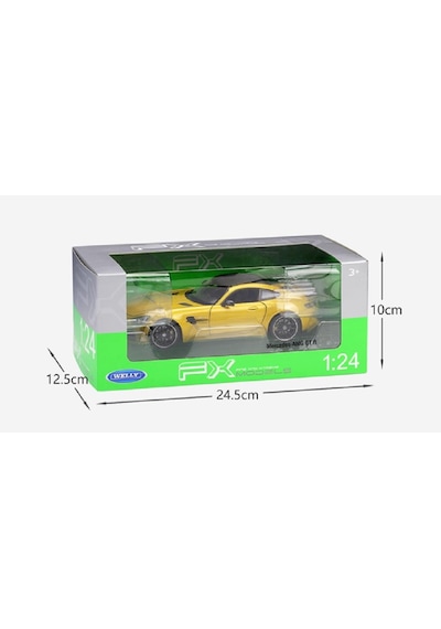 Welly Mercedes Amg Gt R 1/24 Sarı Model Araba