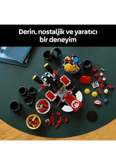 LEGO® Super Mario™: Mario Kart™  Mario ve Standard Kart 72037 - Yetişkinler için Koleksiyonluk Yaratıcı Sergileme Modeli Yapım Seti (1972P)