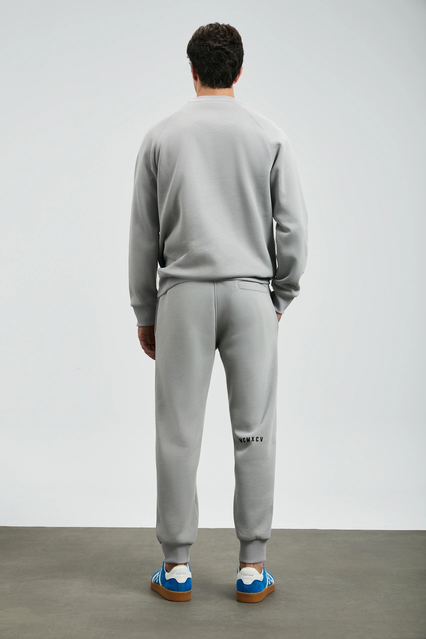 Lufian Sıgma Erkek Sweatshirt Açık Gri Açık Gri 112030186100180 Açık Gri