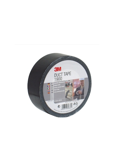 3m 1900 Duck Tape Tamir Kanal Bandı 50mm X 50mt Siyah Bant